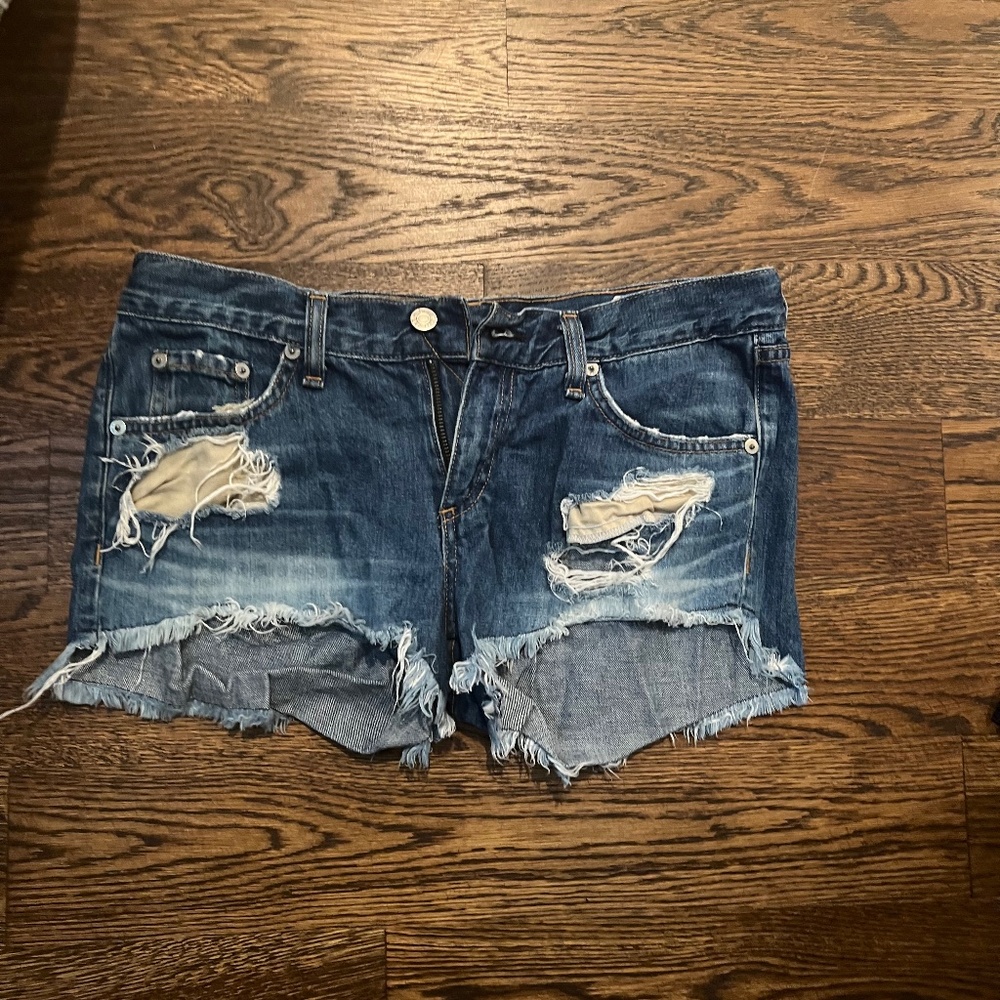 Rag and bone jean shorts / size 26